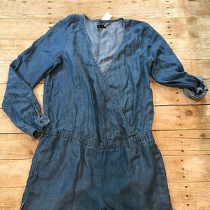 Chambray Romper
